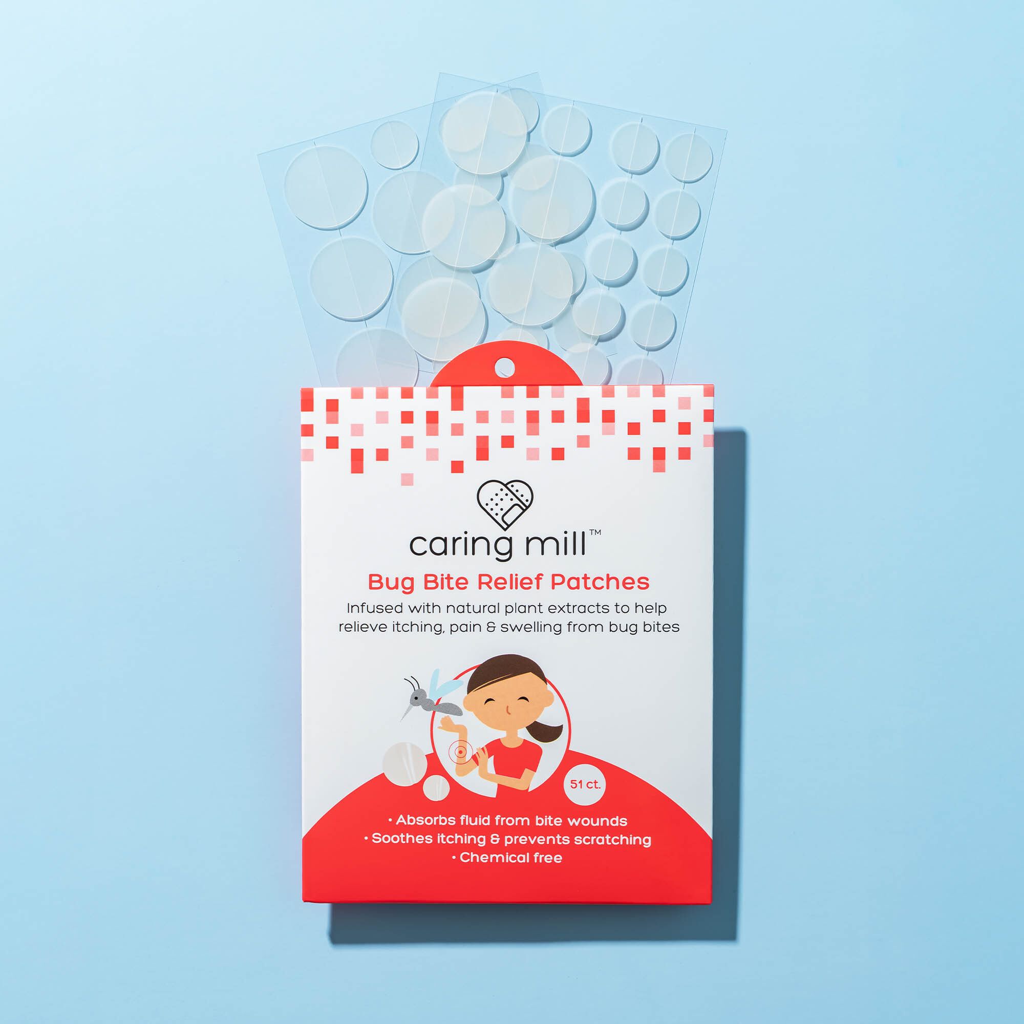 Caring Mill™ Bug Bite Relief Patches, 51 ct., , large