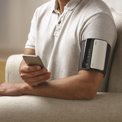 OMRON Evolv Wireless Upper Arm Blood Pressure Monitor- BP7000, , large
