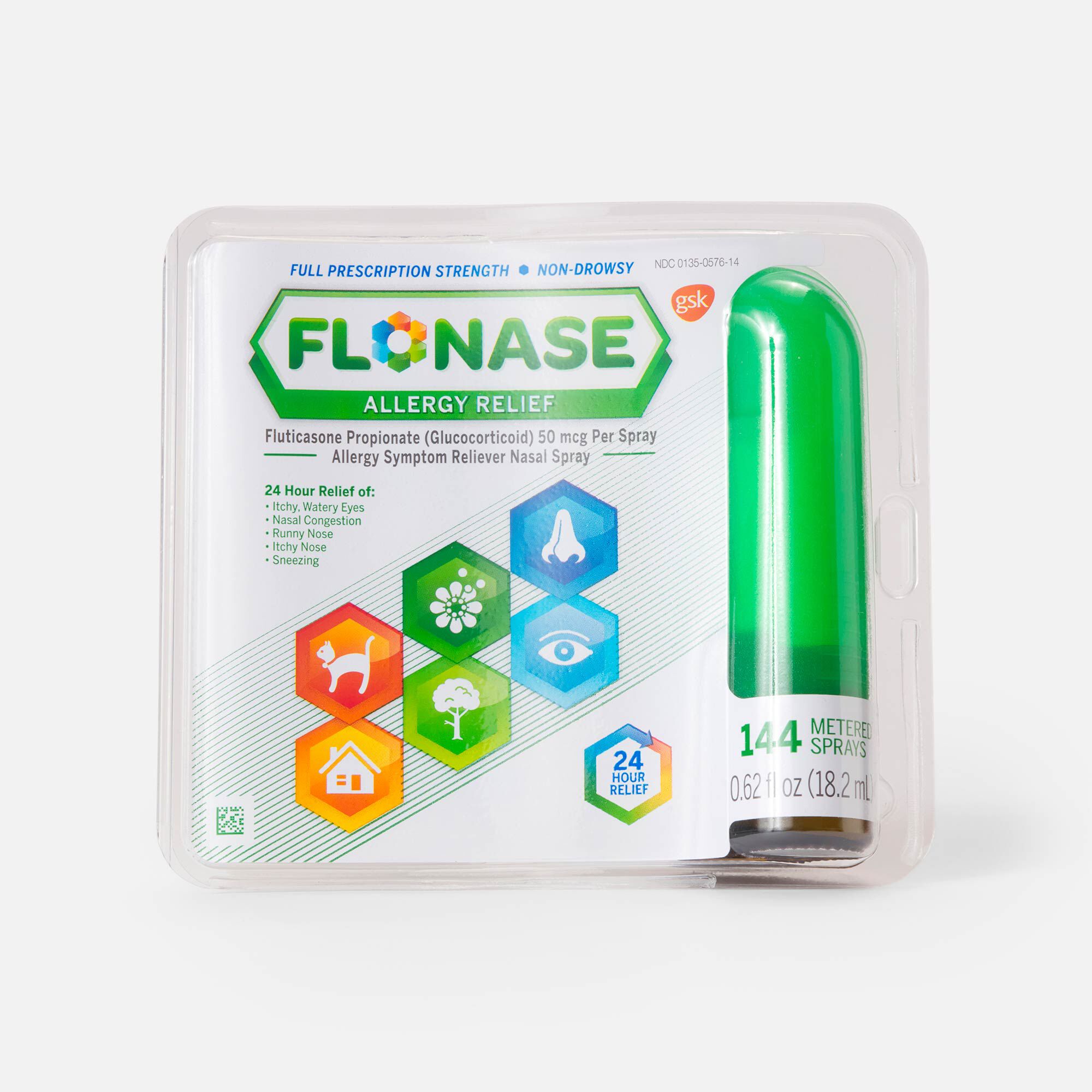 Flonase Allergy Relief Nasal Spray, 144 ct., , large