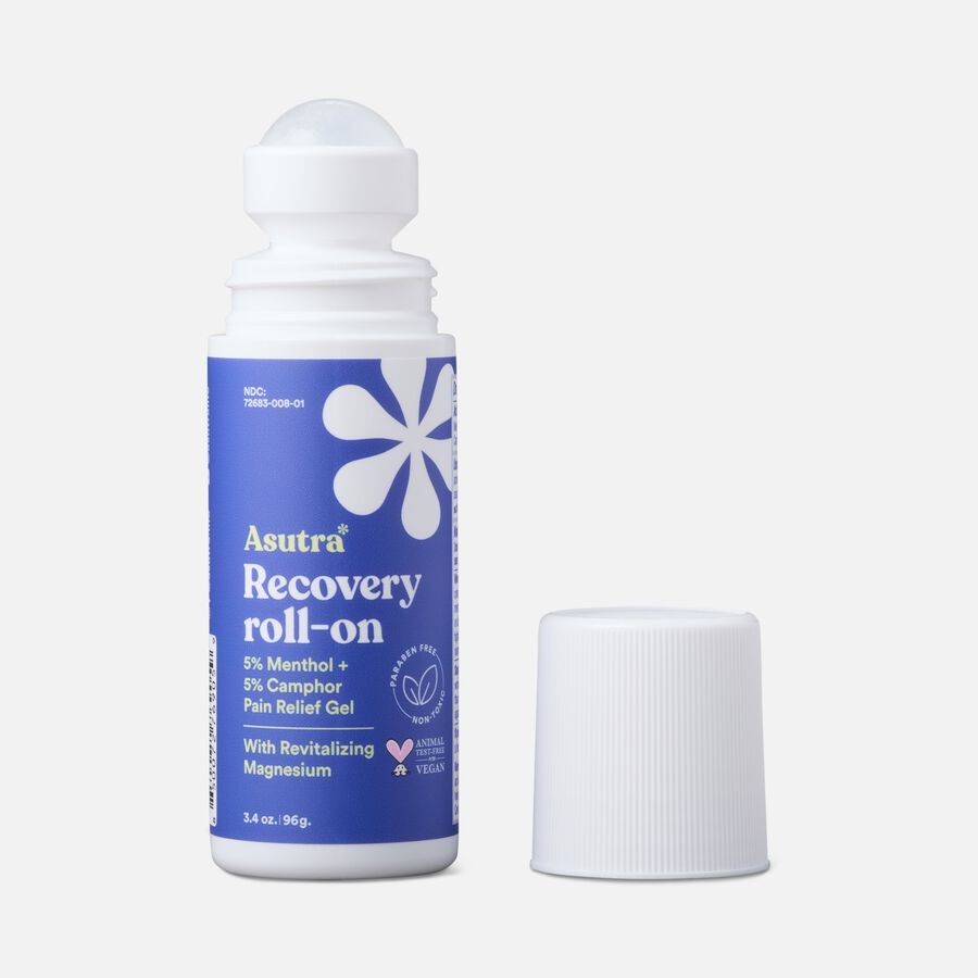 Asutra Recovery Roll On with Menthol, Camphor, and Magnesium, 3.4 oz., , large image number 5