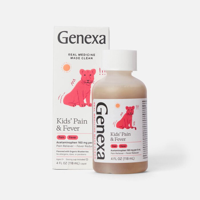 Genexa Kid's Pain & Fever Acetaminophen Oral Suspension, 4 oz., , large