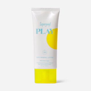 Supergoop PLAY 100% Mineral Lotion with Green Algae, SPF 30, 3.4 oz.