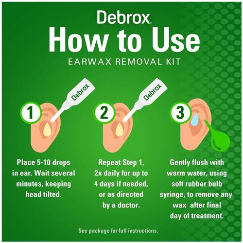 Debrox Earwax Removal Kit, , large