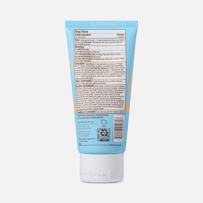 Babo Botanicals Baby Skin Mineral Sunscreen Lotion, SPF 50, 3 fl oz., , large