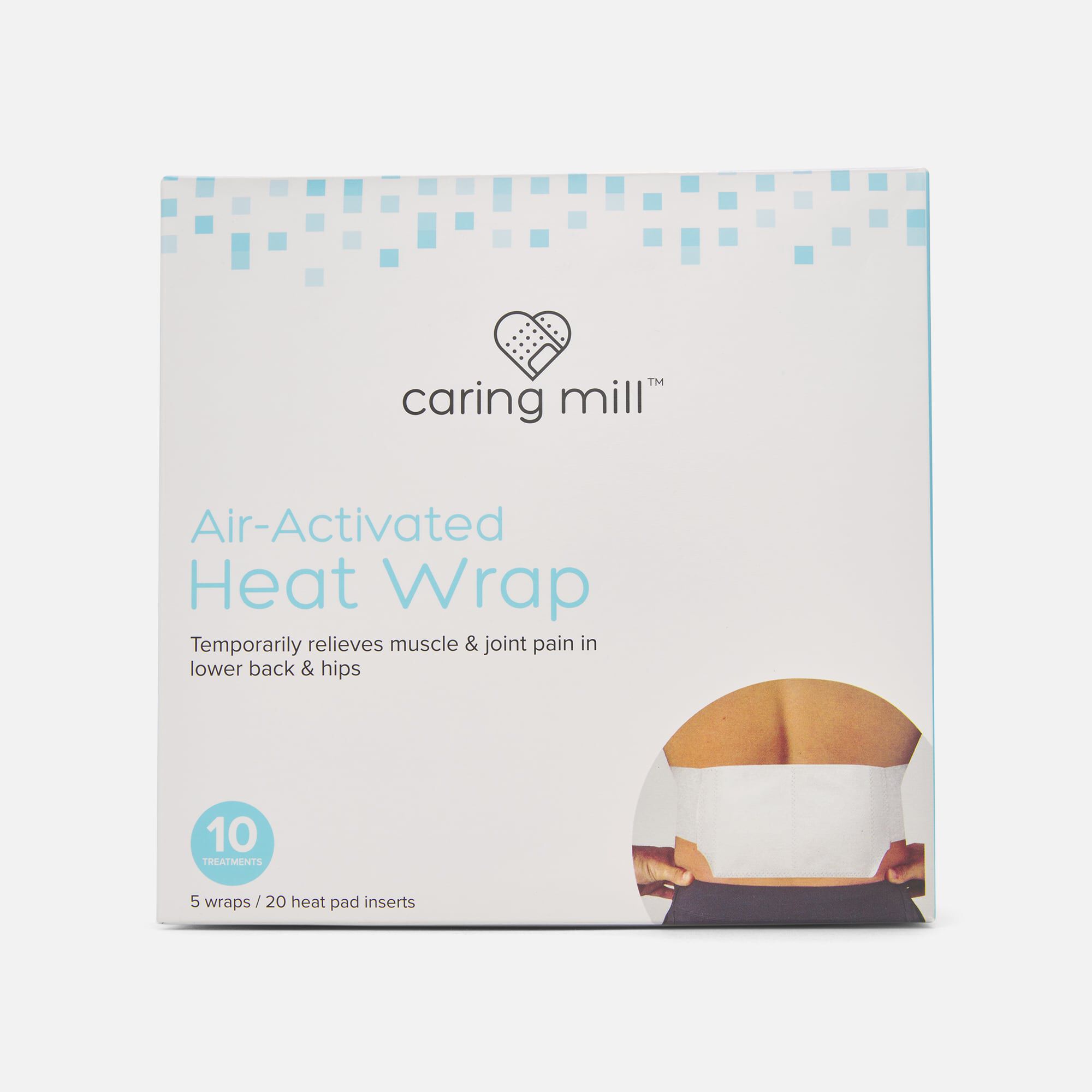 Caring Mill™ Air-Activated Back Heat Wrap, 10 Treatments, , large