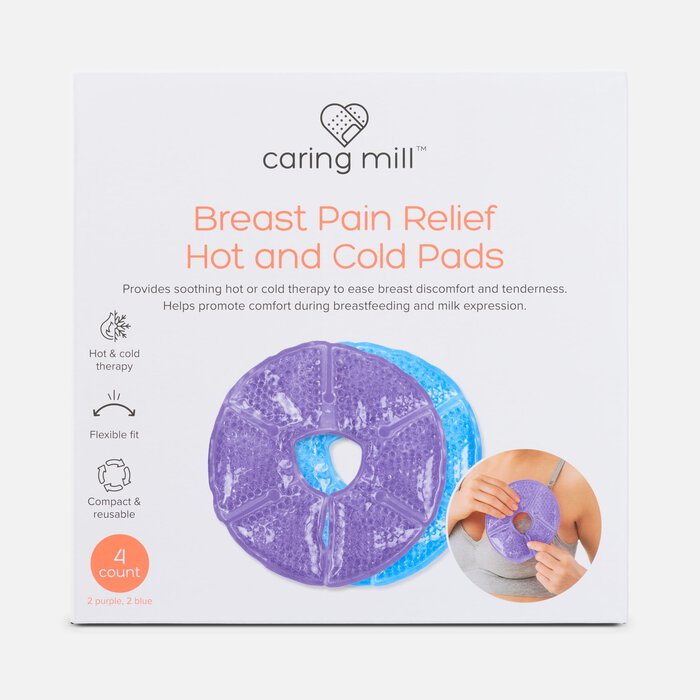 Caring Mill™ Breast Pain Relief Hot and Cold Pads, 4 ct., , large
