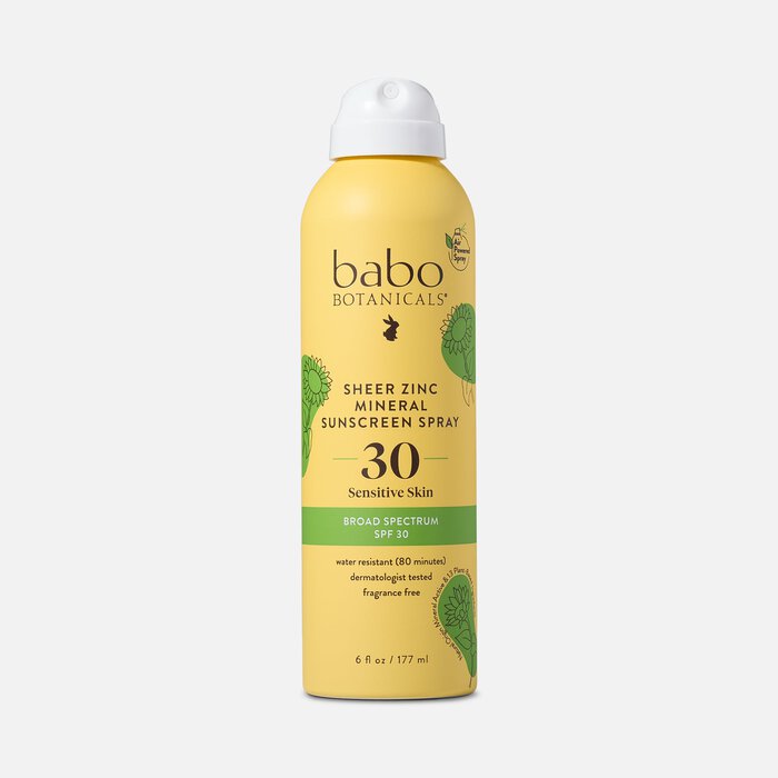 Babo Botanicals Sheer Zinc Sun Continuous Spray SPF 30, , large