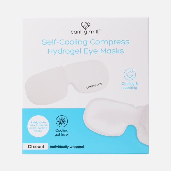 Caring Mill™ Self-Cooling Compress Hydrogel Eye Masks, 12 ct., , large
