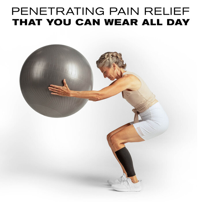 Nufabrx Medicine Infused Shin & Calf Sleeve, , large