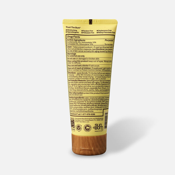 Sun Bum SPF 50 Face Sunscreen Lotion, 3 oz., , large