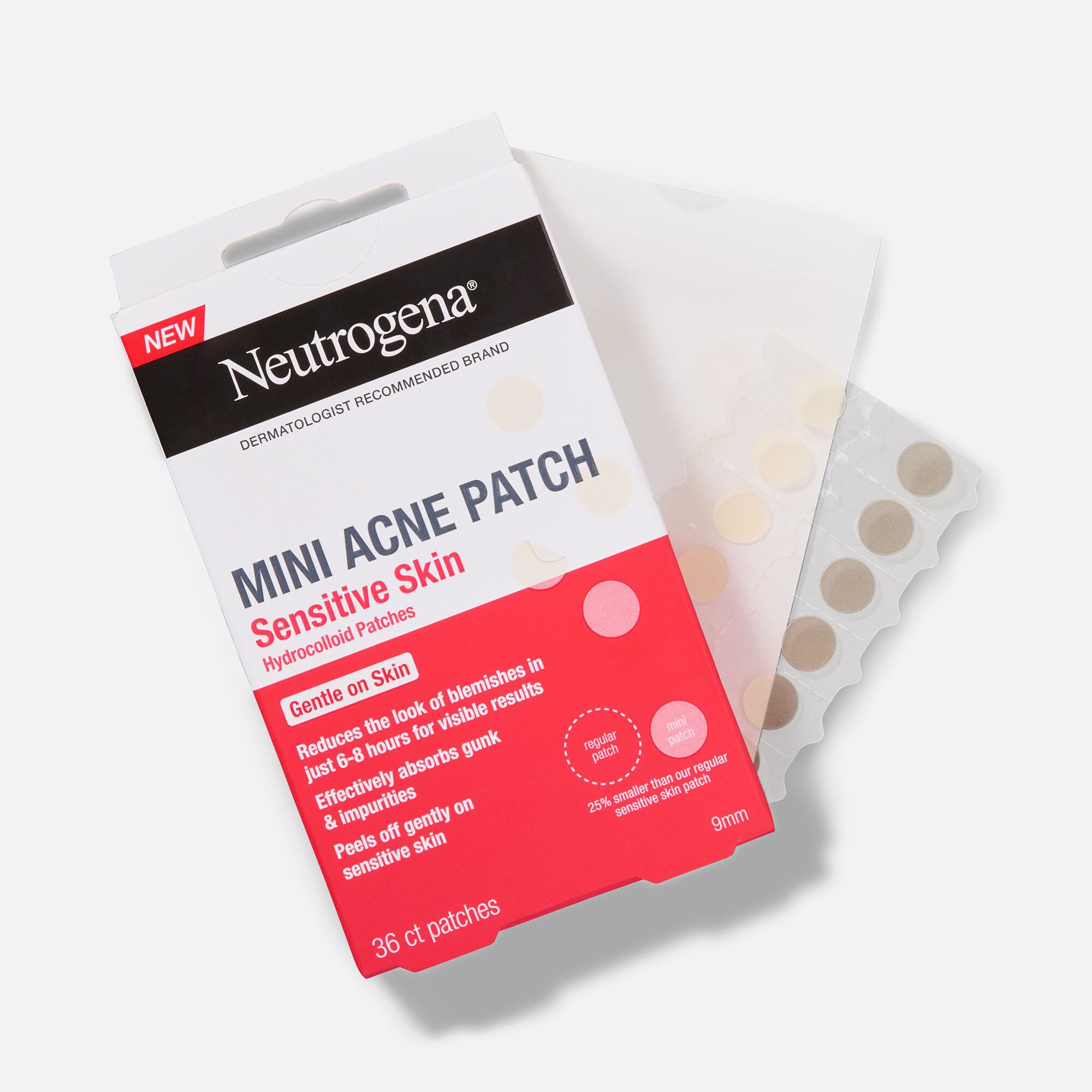 Neutrogena Sensitive Skin Acne Patch Minis, 36 ct., , large