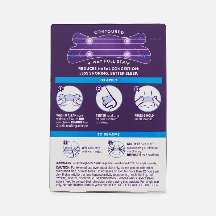 Vicks ZzzQuil Sleep Ultra Nasal Strips, 26 ct., Clear, large