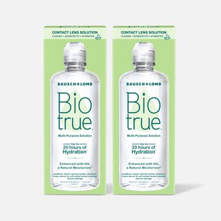 Bausch + Lomb Biotrue Multi-Purpose Solution for Soft Contact Lenses, 10 fl oz. (2-Pack)
