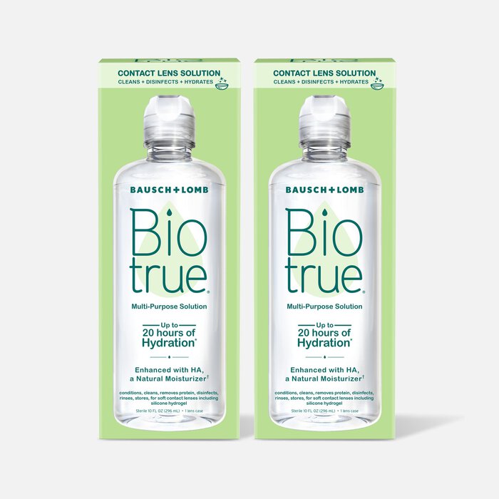 Bausch + Lomb Biotrue Multi-Purpose Solution for Soft Contact Lenses, 10 fl oz. (2-Pack), , large