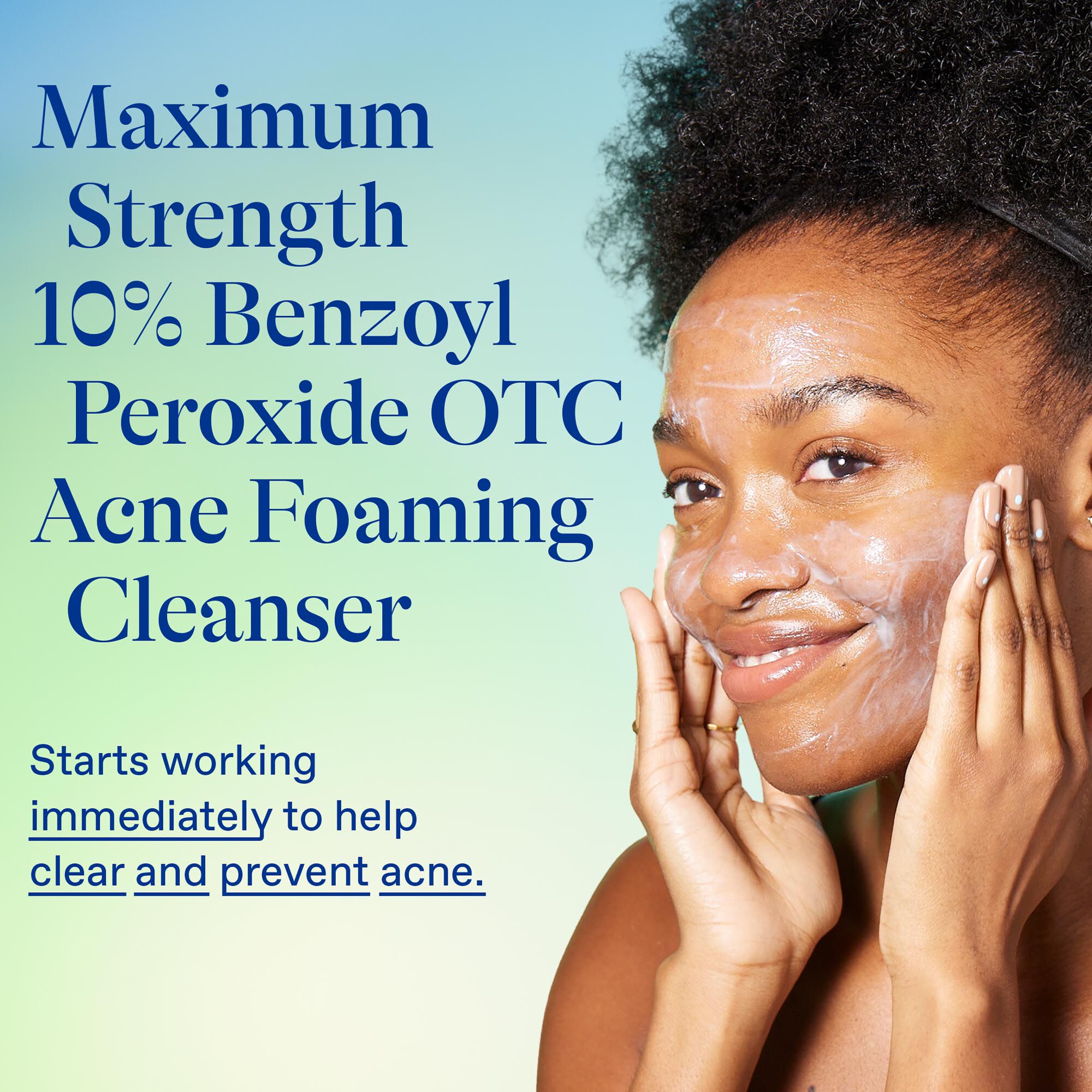Differin Maximum Strength Acne Foaming Cleanser,  5 oz., , large
