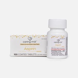 Caring Mill&trade; Aspirin Pain Reliever/ Fever Reducer (NSAID) Tablets, 100 ct.