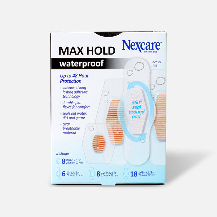 Nexcare Max Hold Bandage Assorted Sizes - 40 ct., , large