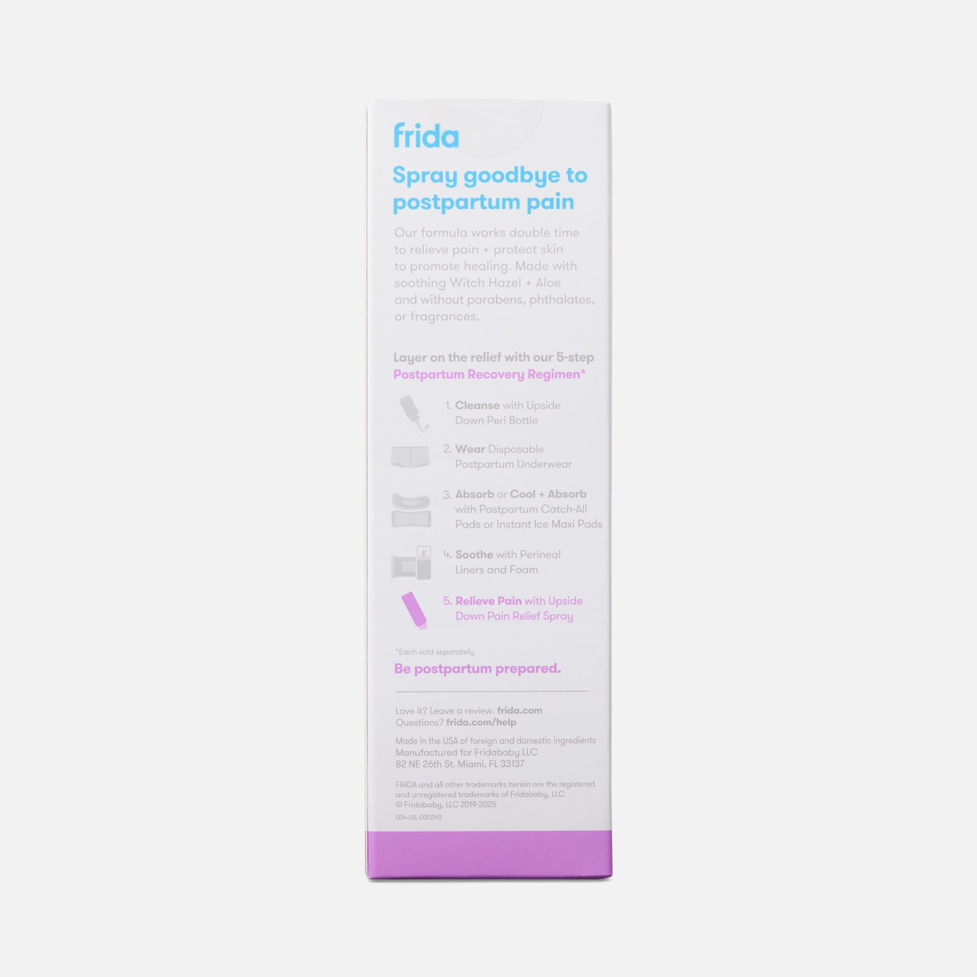 Frida Upside Down Pain Relief Spray, 3.5 oz., , large