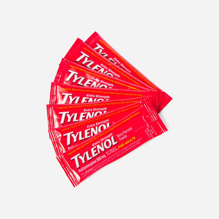 Tylenol Pain and Fever Powder Packs for Adults, Berry Flavor, 32 ct., , large