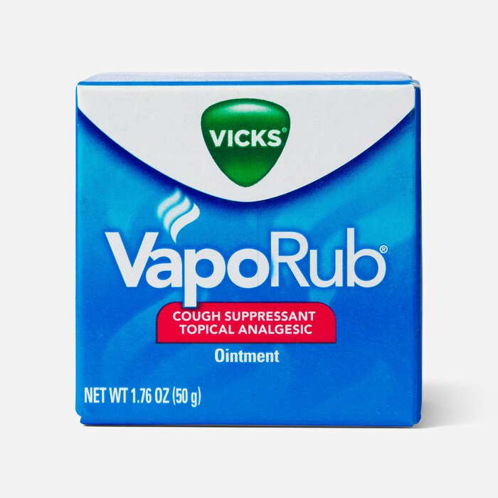 Vicks VapoRub Cough Suppressant Topical Analgesic, 1.76 oz., , large