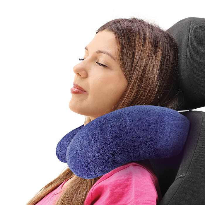 Polar Ice Neck Support, Neck Pillow with Cooling Relief, Blue, large