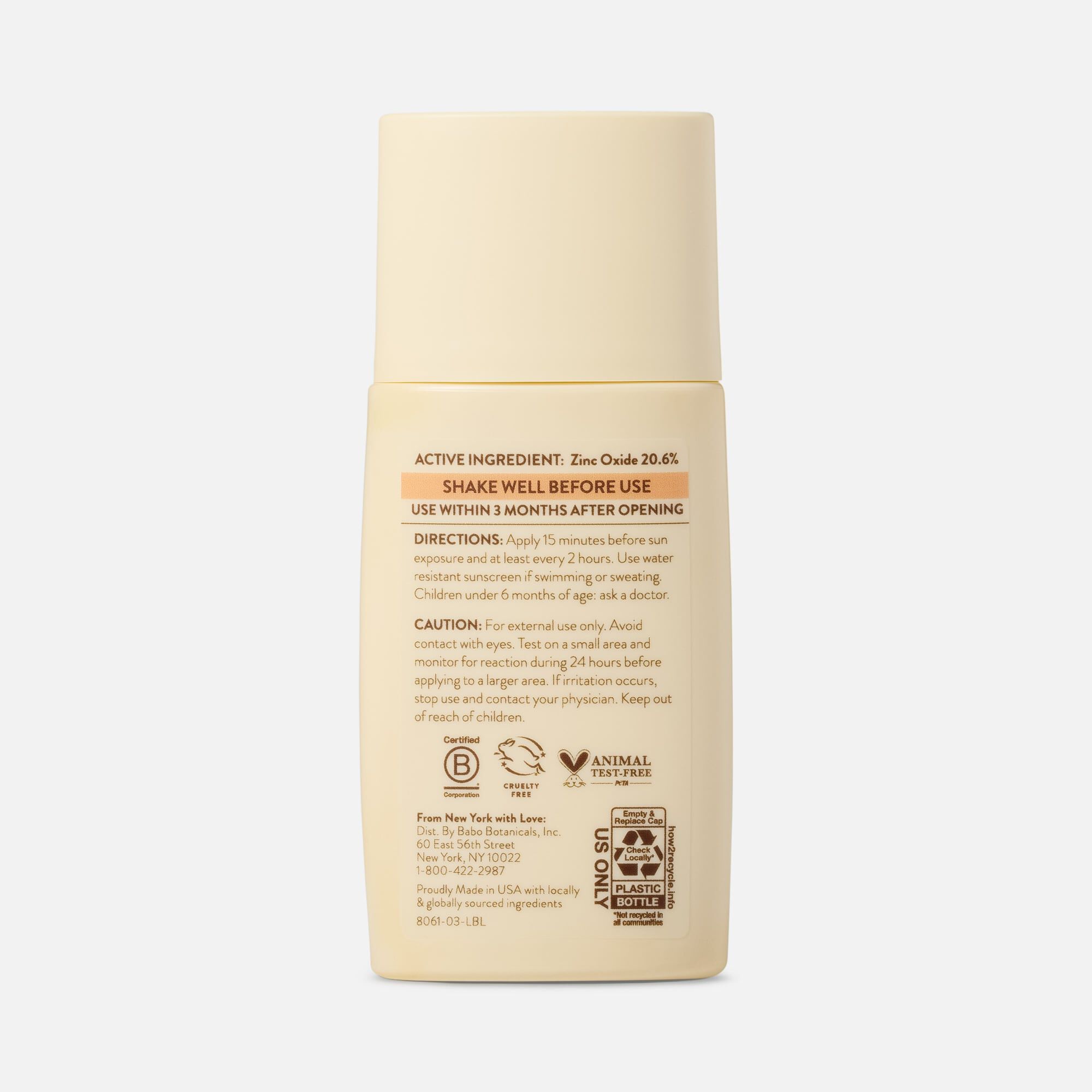 Babo Botanicals Daily Sheer Mineral Sunscreen Fluid, SPF 50, 1.7 fl oz., , large