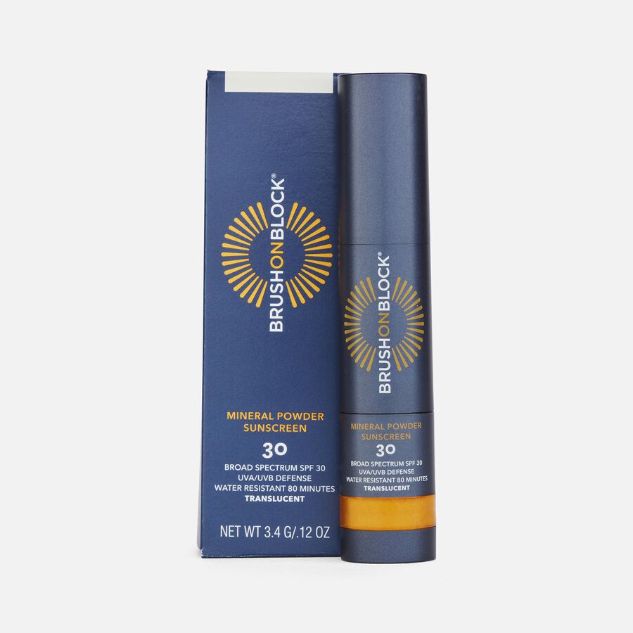 Brush on Block Facial Mineral Sunscreen Powder, SPF 30, 3.4g, , large image number 0