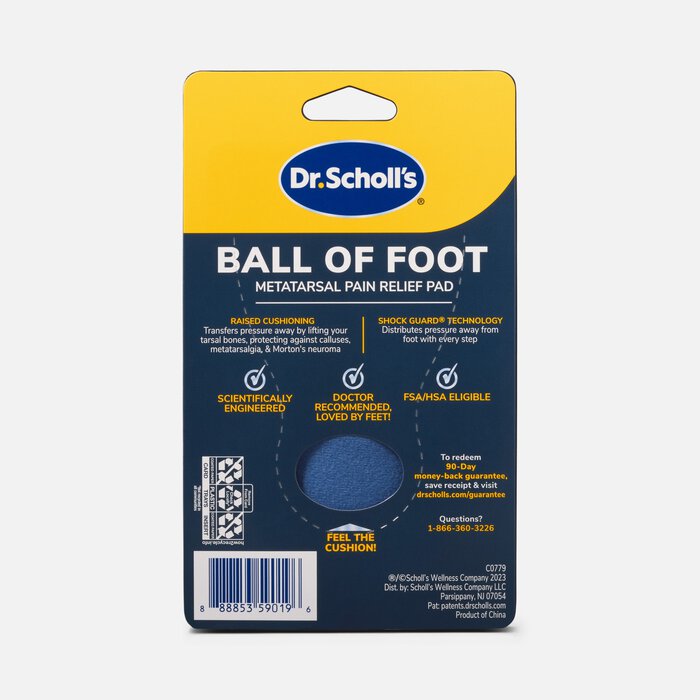 Dr. Scholl's Ball of Foot Pain Relief Orthotics, One Size Fits All, One Pair, , large