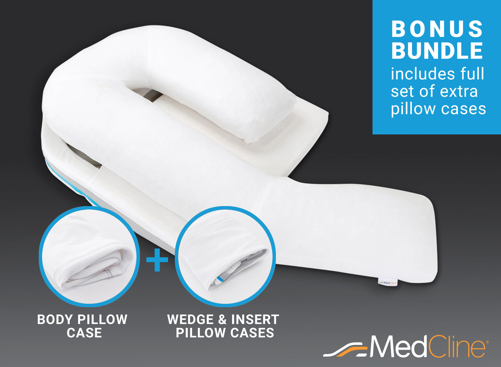 MedCline Shoulder Relief System + Extra Cases, , large