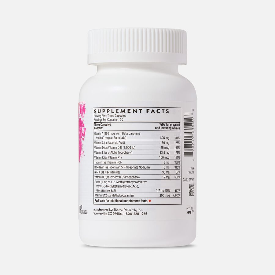 Thorne Basic Prenatal Capsules, 90 ct., , large image number 1