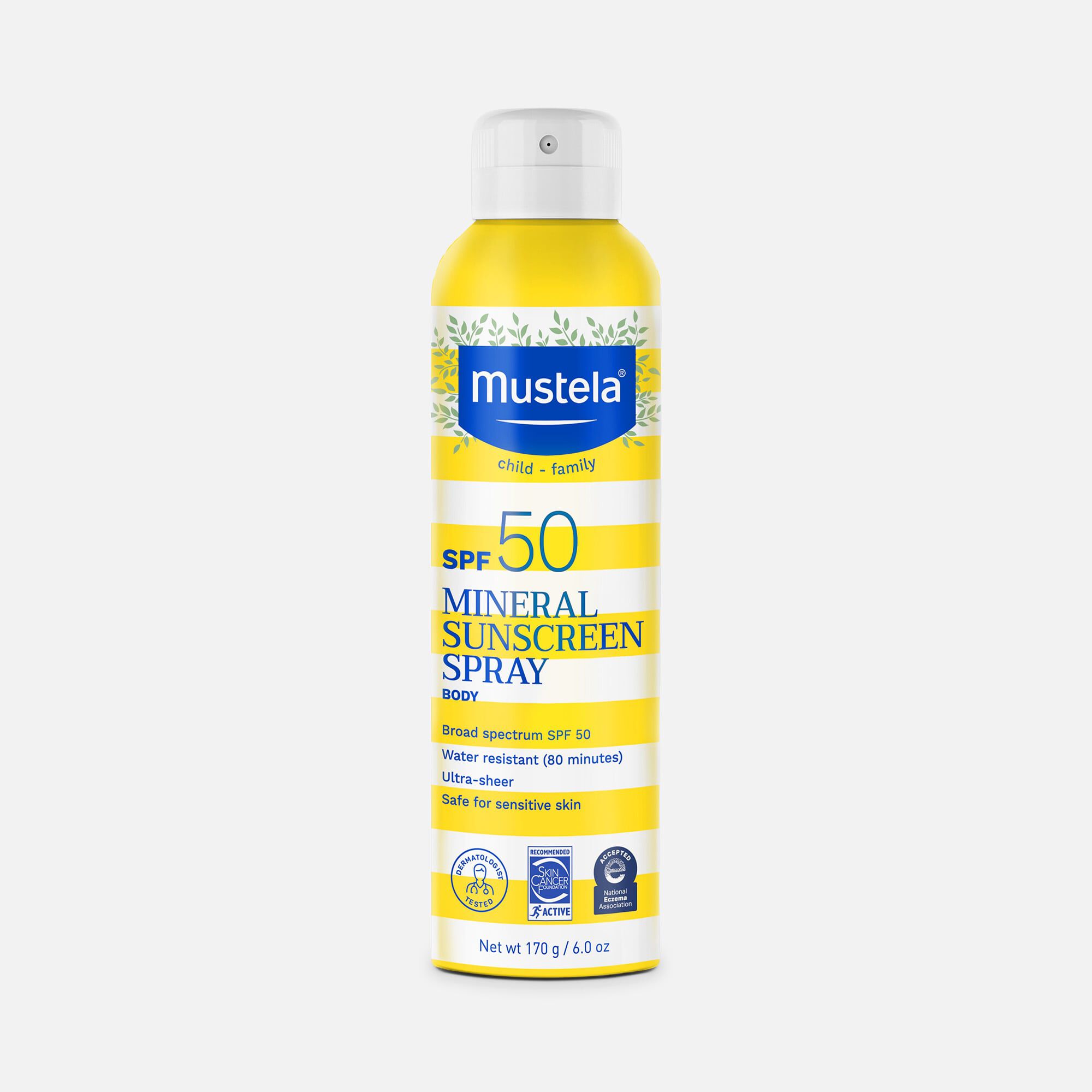 Mustela Mineral Sunscreen Spray, SPF 50, 6 oz., , large