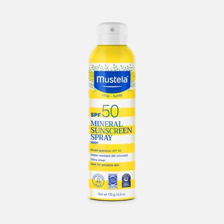 Mustela Mineral Sunscreen Spray, SPF 50, 6 oz.