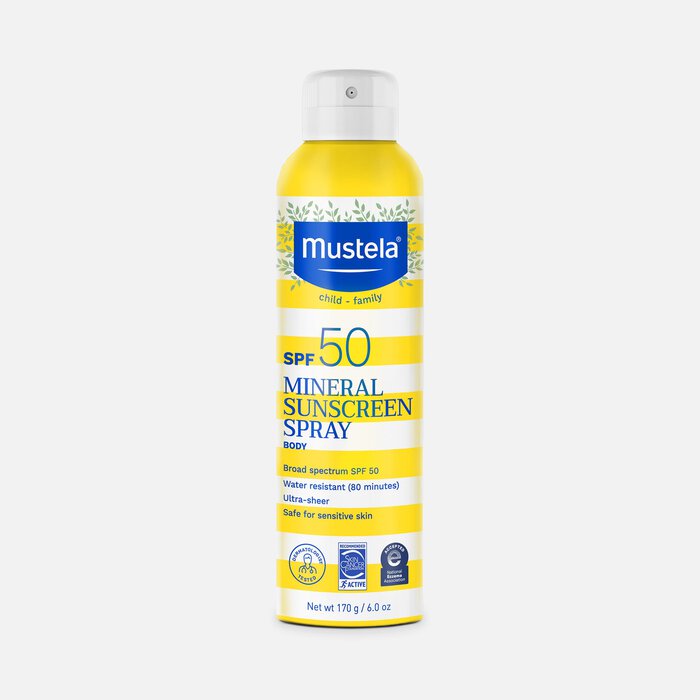 Mustela Mineral Sunscreen Spray, SPF 50, 6 oz., , large