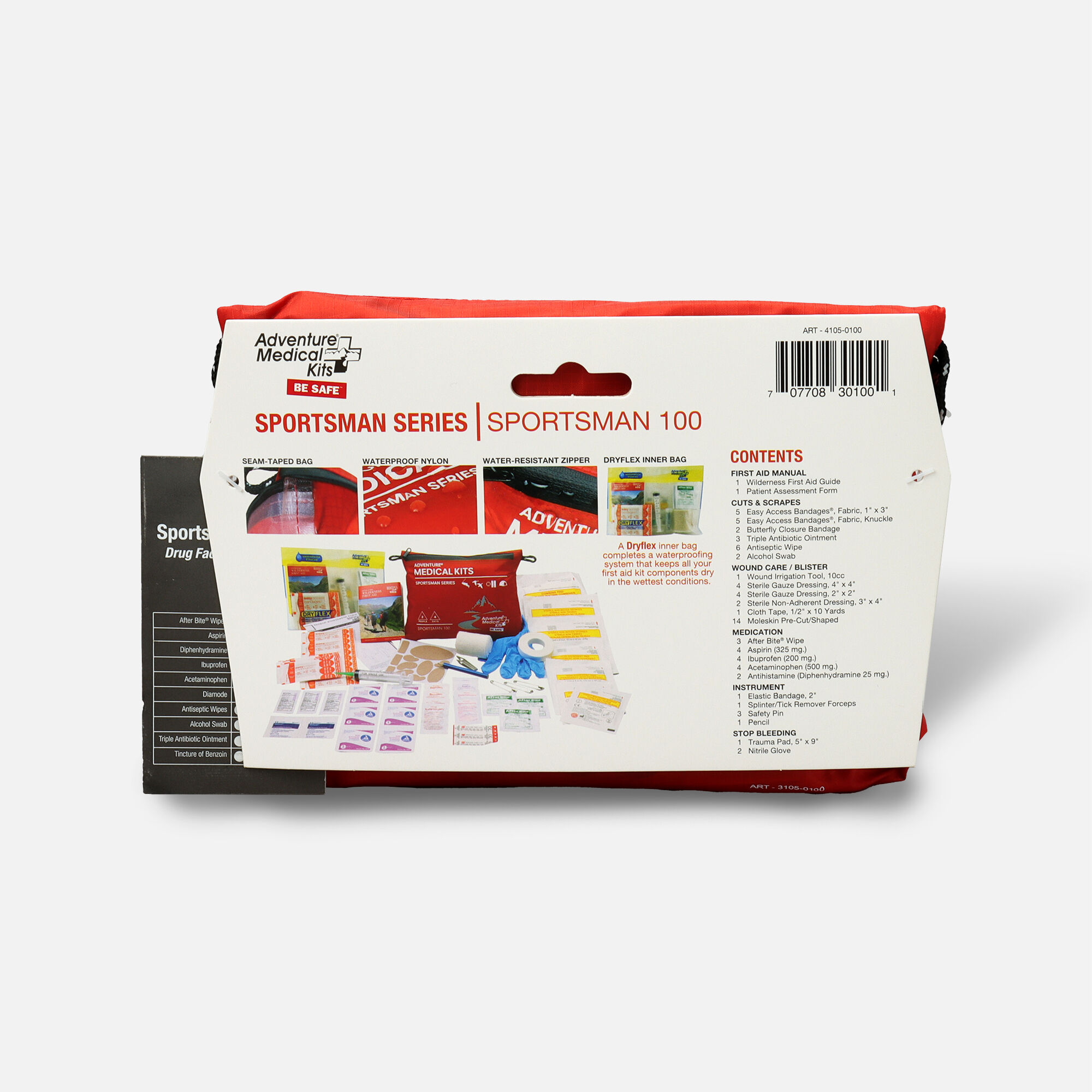 Adventure Medical Sportsman 100 First Aid Kit, 77 pc., , large