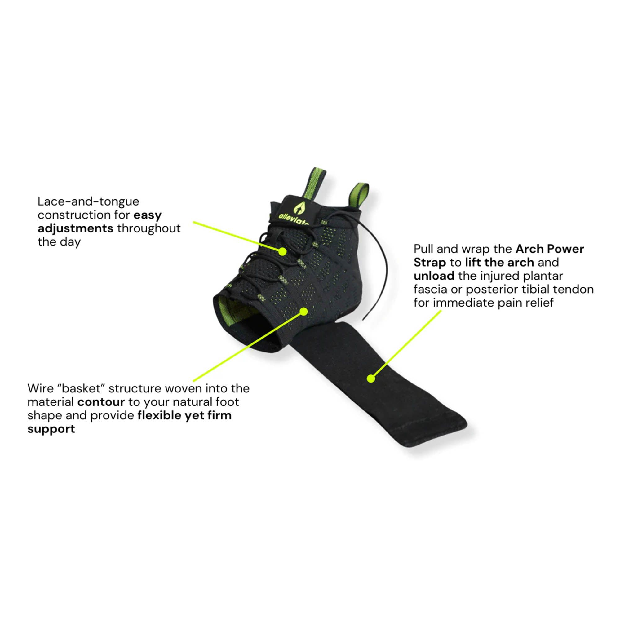 Alleviate Loft 2 Foot Brace, Medium, , large