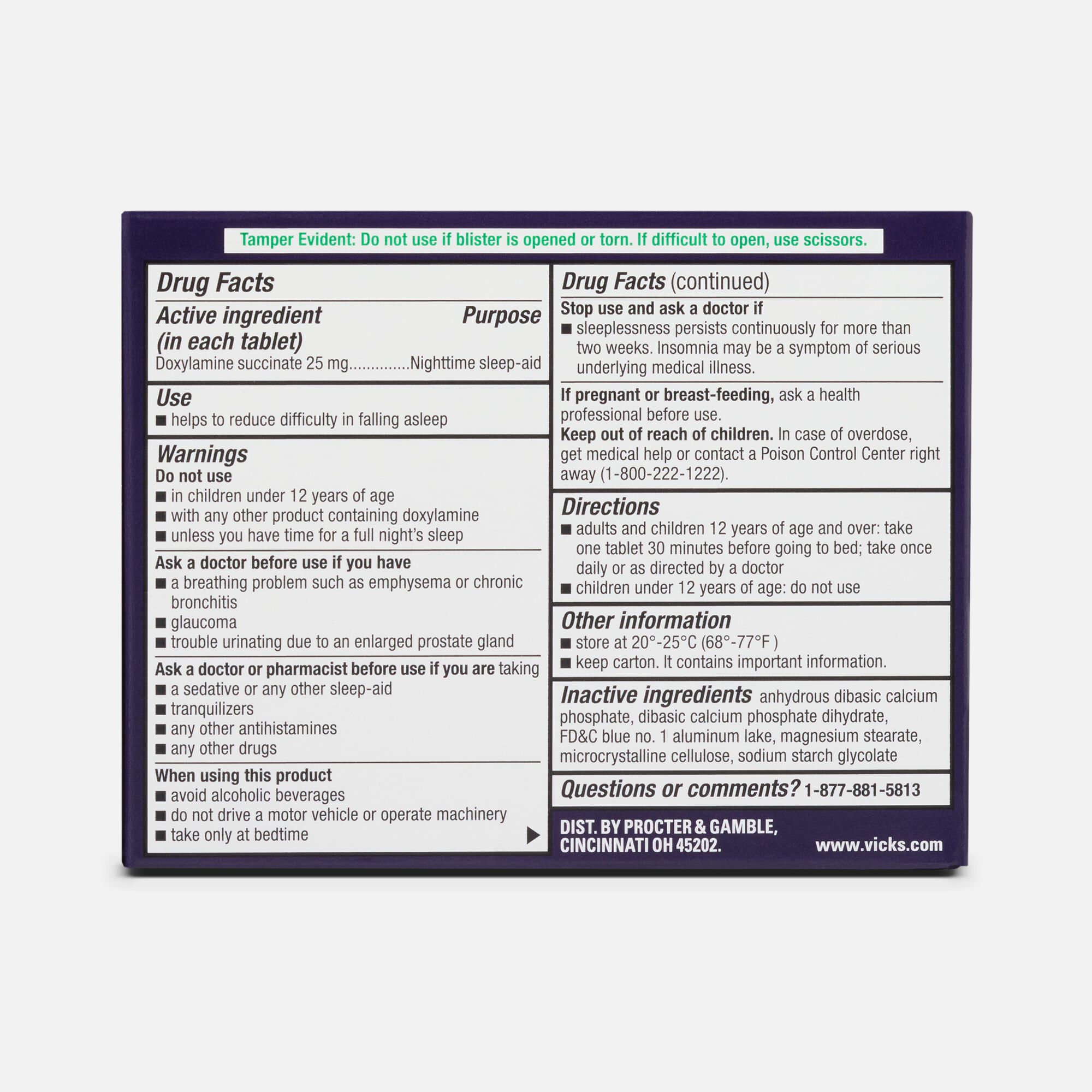 ZzzQuil ULTRA Nighttime Sleep Aid Tablets, 48 ct., , large