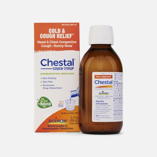 Boiron Chestal Cold & Cough Multi-Symptom Formula for Nasal & Chest Congestion, Cough, Runny Nose, 6.7 fl oz.