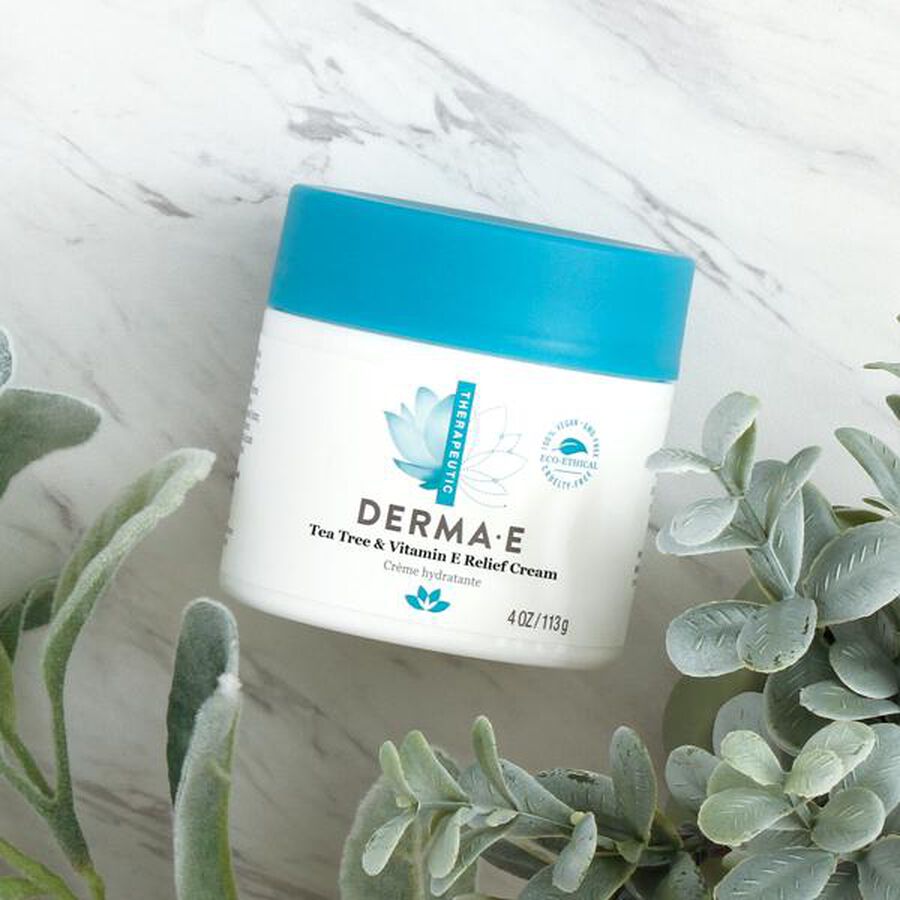 Derma E Tea Tree and Vitamin E Relief Cream, 4 oz., , large image number 3