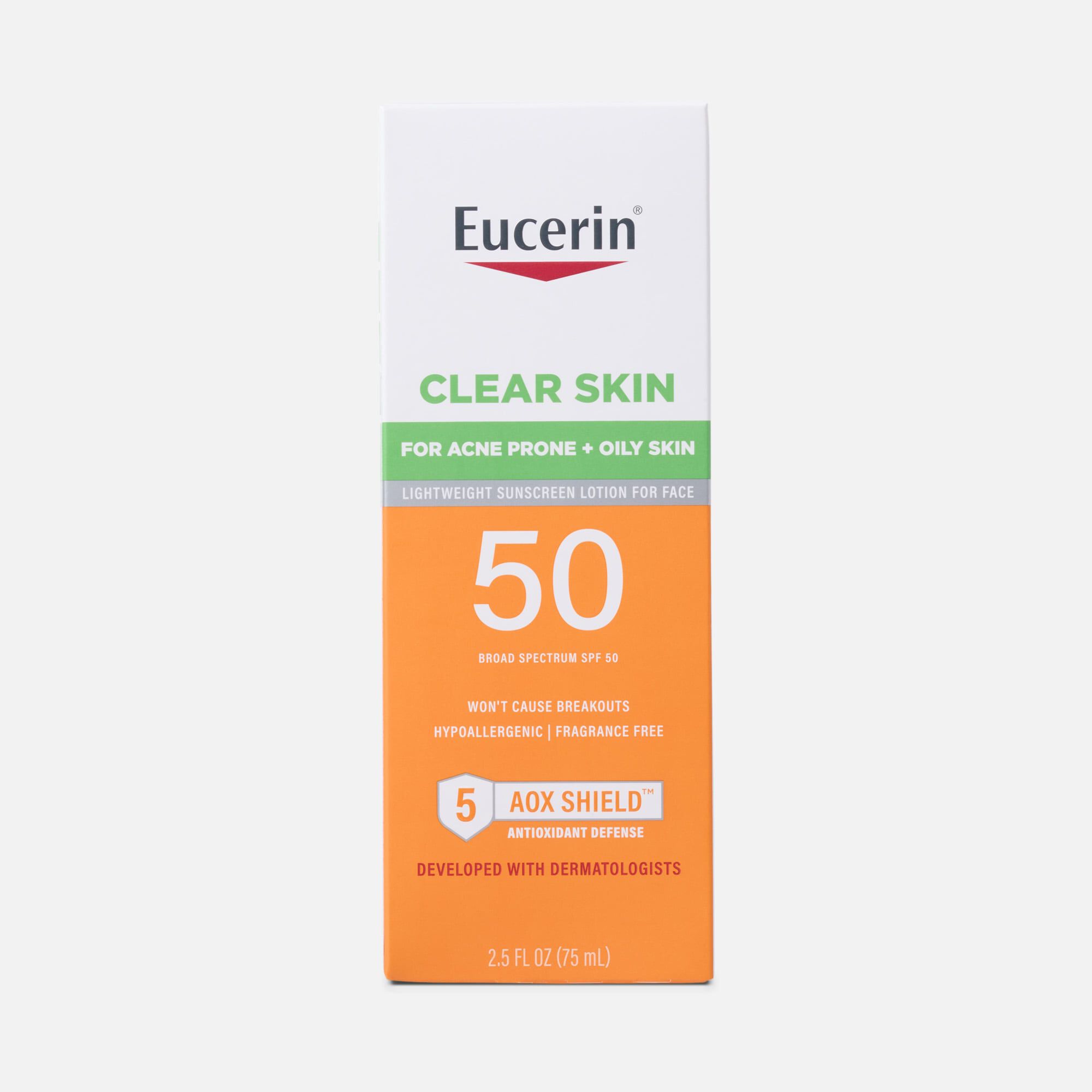 Eucerin Clear Skin SPF 50 Face Lotion, 2.5oz, , large