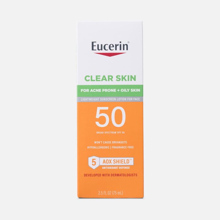 Eucerin Clear Skin SPF 50 Face Lotion, 2.5oz, , large