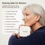 Ceretone Solid Rechargeable Behind-the-Ear OTC Hearing Aids, Pair, , large image number 5