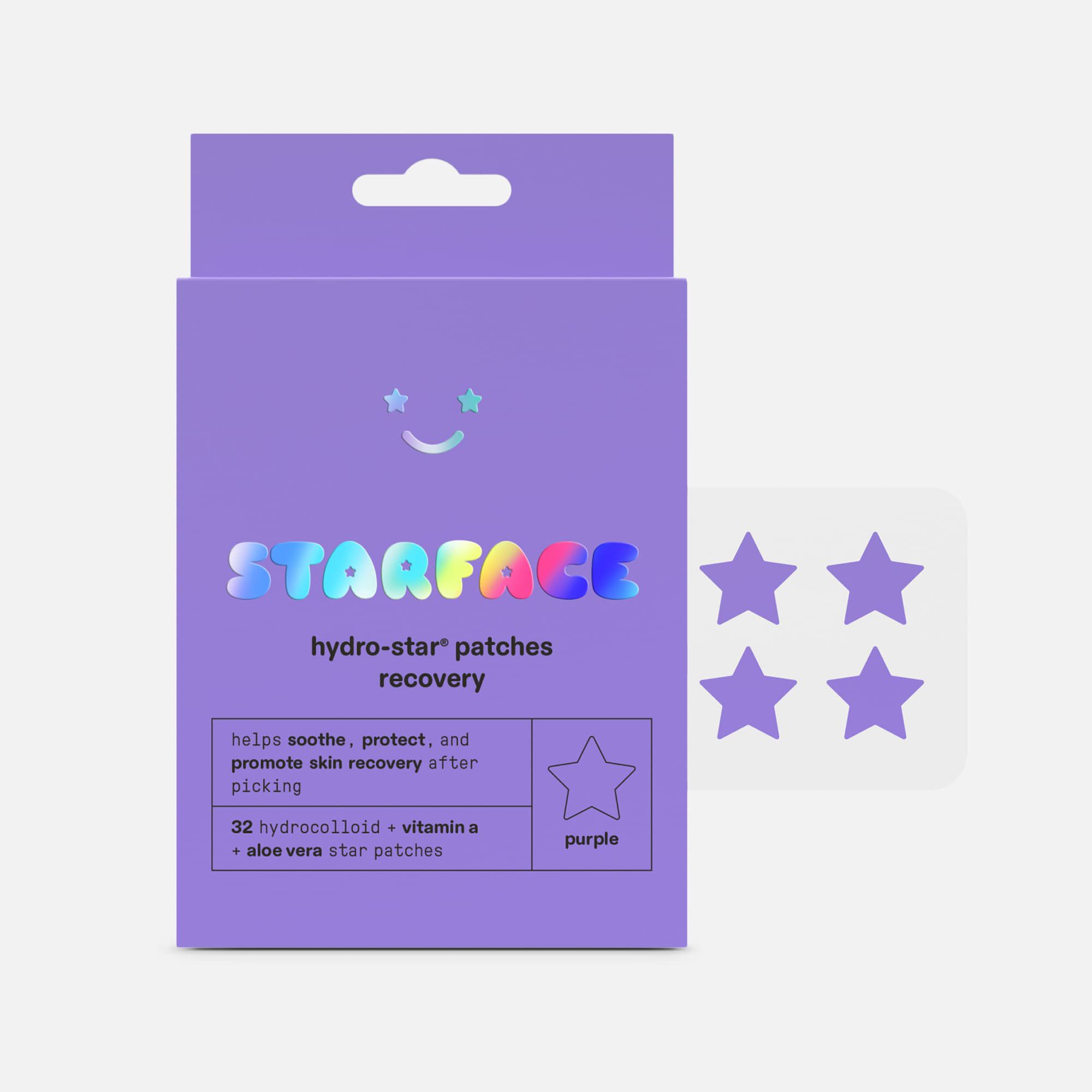 Starface Hydro-Star Purple Recovery Patches, 32 ct., , large