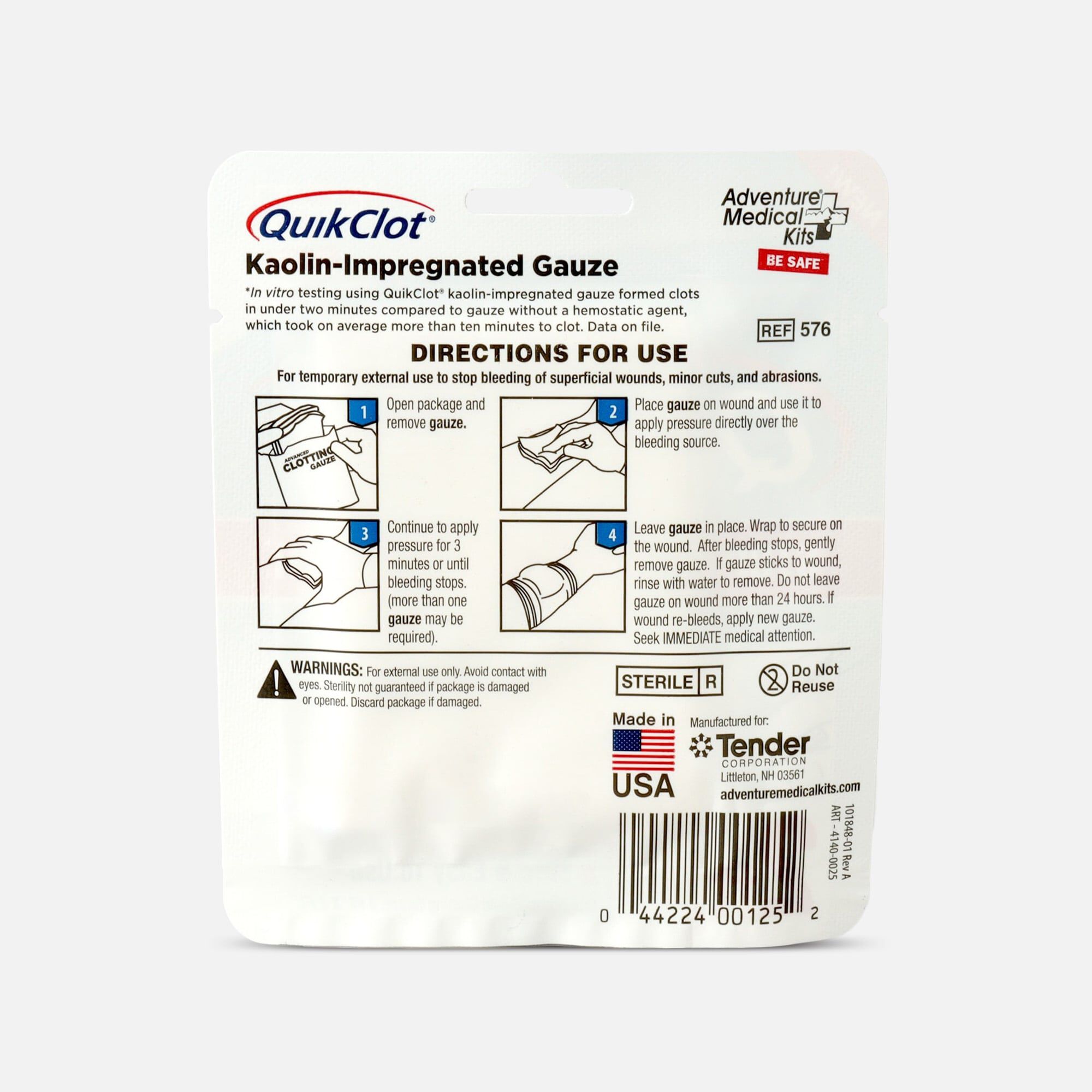 QuikClot Gauze 3" x 2', , large