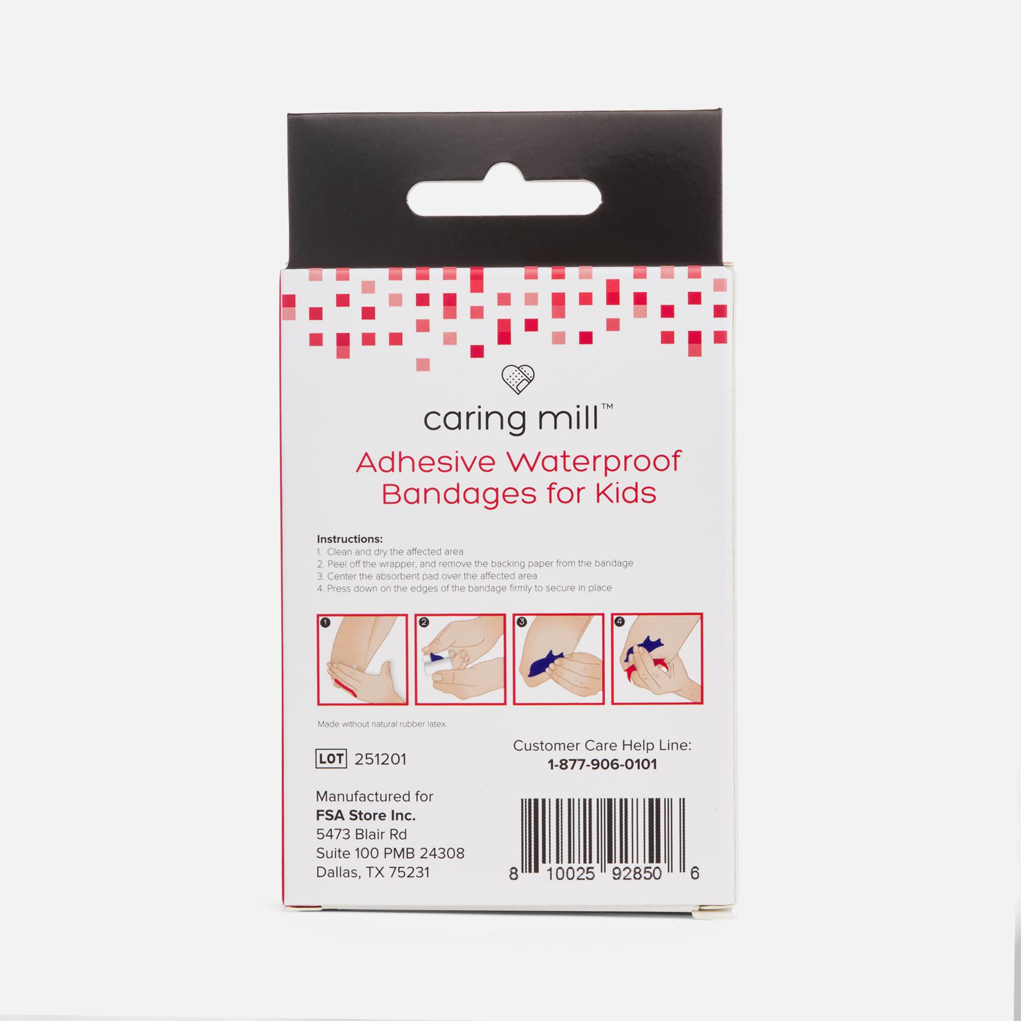 Caring Mill™ Adhesive Waterproof Bandages for Kids, Animal Shapes, 30 ct., , large