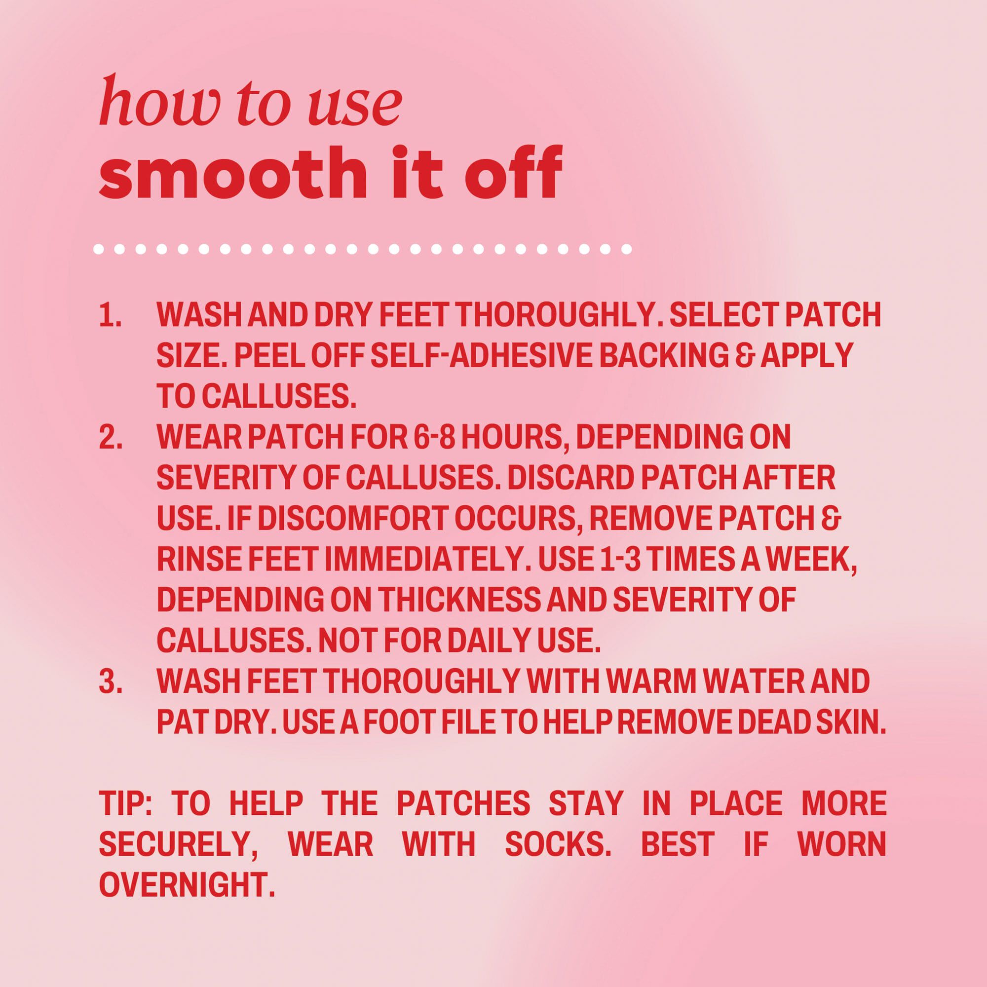 ONYX Professional® Smooth It Off Callus Patches, 8 pc., , large