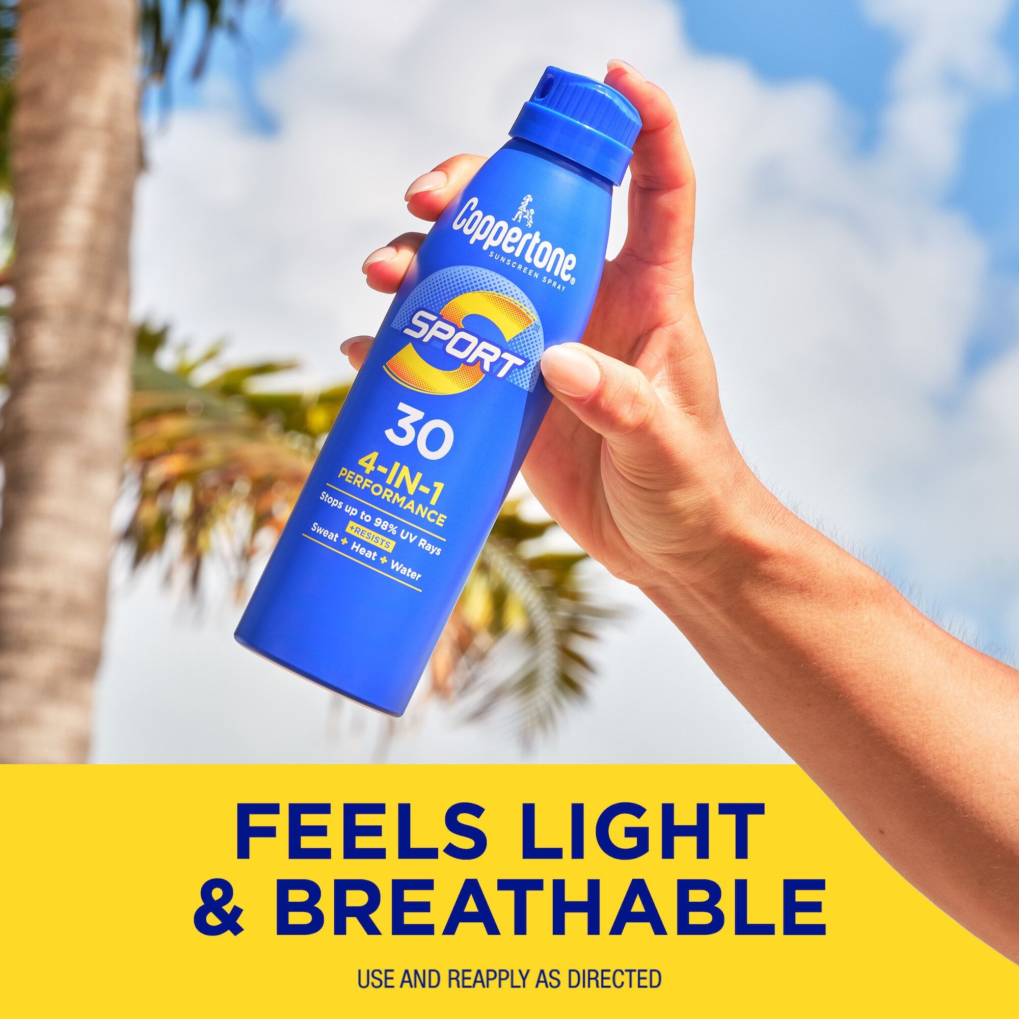 Coppertone Sport Sunscreen Spray, , large
