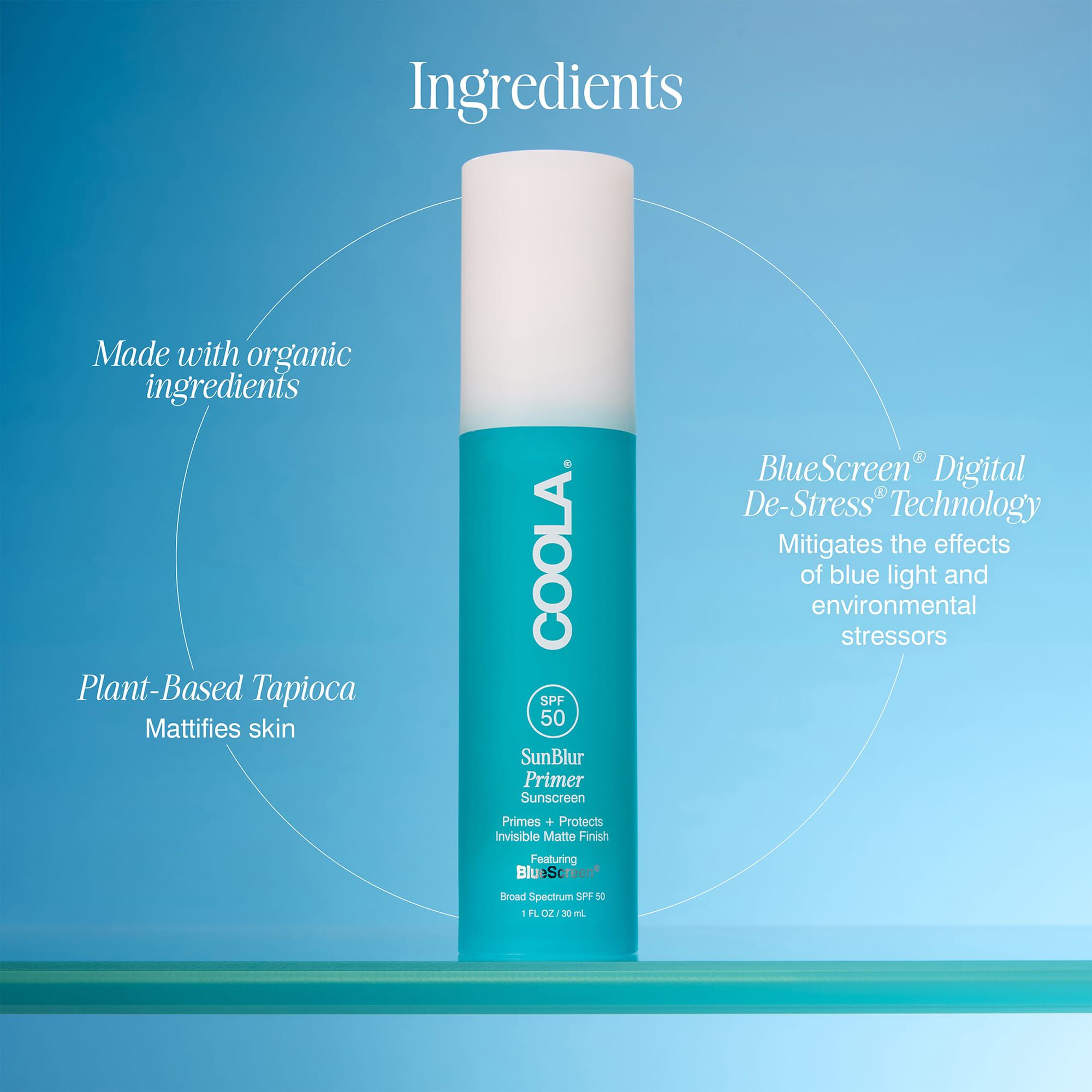 COOLA® SunBlur Primer, SPF 50, 1 fl. oz., , large