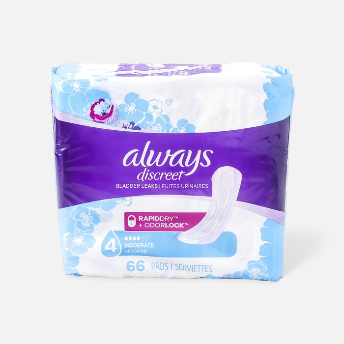Always Discreet Heavy Incontinence Pads, 48 ct., , large