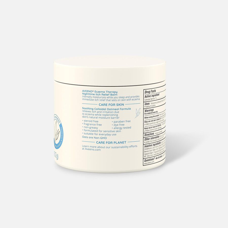 Aveeno Eczema Therapy Nighttime Itch Relief Balm Jar, 11 oz., , large image number 1