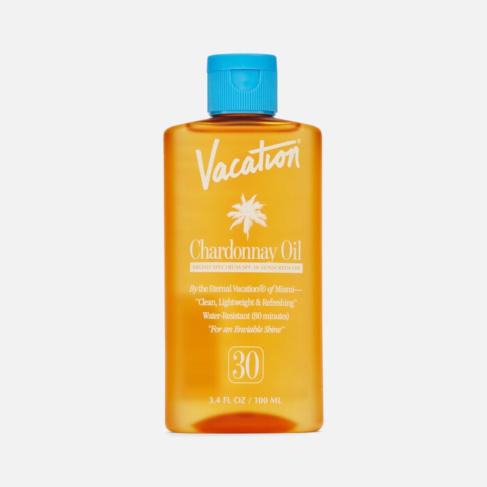 Vacation Chardonnay Oil Sunscreen, SPF 30, 3.4 oz., , large